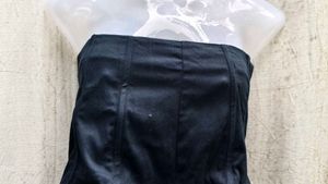 Black Strapless Dress