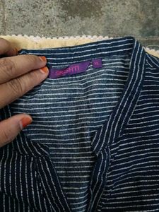 Striped High-Low Tunic