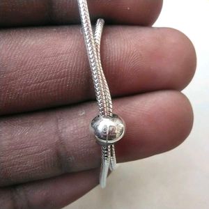 Pure Silver 925Hallmark Handmade Evil Eye Bracelet
