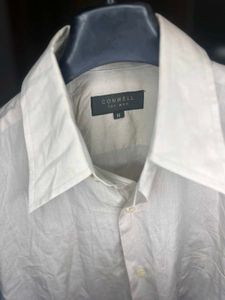 Conwell Men&#39;s Cream Cotton Shirt – Like New,