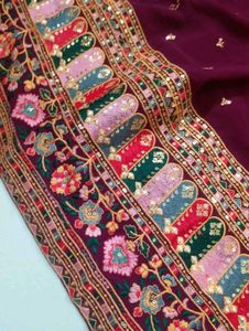Kids Elegant Maroon Ethnic Gown
