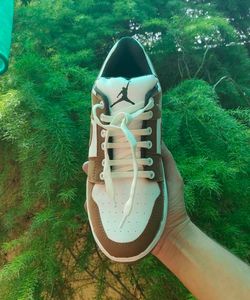 Brown &amp; White Sneakers
