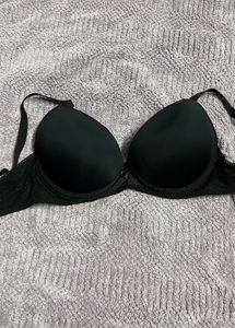 Black Padded Bra