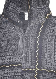 Vintage Patterned Button-Down
