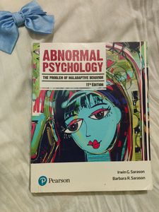 Abnormal Psychology Book For College Student