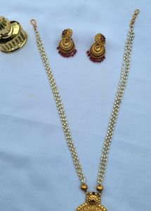New HARAM with Pearl Layered Chain
