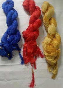 FANCY LATKANS LYRCRA BLEND DUPATTA PACK OF 3