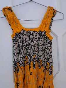 It Is A Pure Cotton Smocking Detailed Dress.Bought It Originally From Indonesia During A Trip There.It Is Unused.