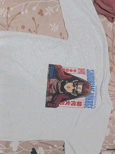 grey anime oversized sweatshirt