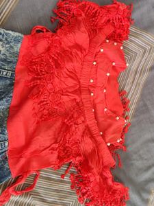 Cute Girls' Denim Skirt Set