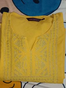 Gold Colour Kurti🌼