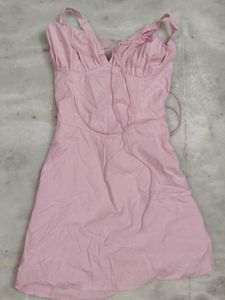 Pink Bustier Dress For Women