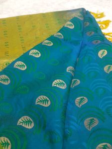 Gorgeous Peacock Blue Saree