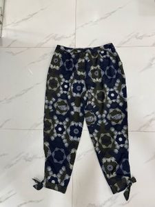 🌸Bloom Boldly!Unique Autograph Tie-Cuff Trouser👖