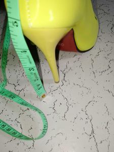 Neon Yellow Pointed Heels