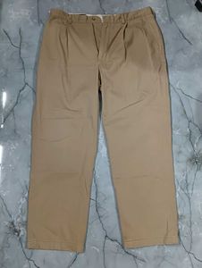 Ralph Lauren Khaki Plated Trousers