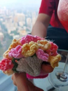 💐 🌺Handmade Crochet Flower  Coaster 💐 🌺