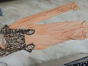Elegant Ethnic Gown Saree Style