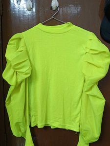 Turtle Neck Neon Top