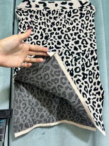 Animal Print Mini Skirt