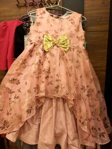 Pink Girls Gown