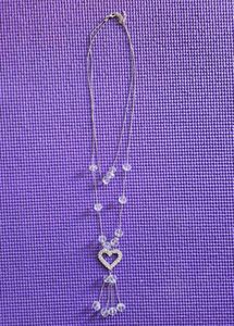 Heart Pendant Crystal Necklace