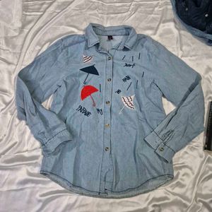 Denim Shirt  For Men Casual