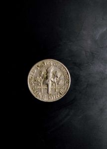 ONE DIME of U. S. A 1989