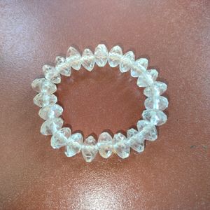 Silver Butterfly Bracelet And Beads  (2)