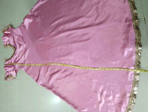 Baby Pink Satin Gown