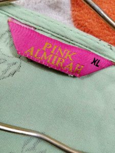 Green Floral Print Top