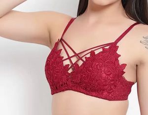 Scarlet Elegance Lace Bralette❤️