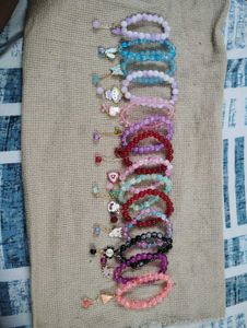 Beaded Charm Bracelet Collection