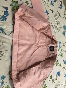 Pink Studded Biker Jacket