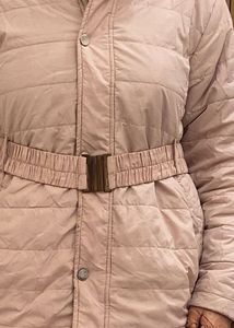 Pink Quilted Puffer Jacket