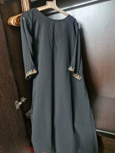 Embroidered Black Kurti