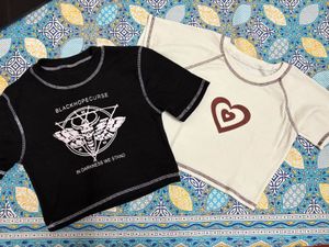 2 Pc Crop Tops