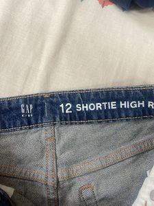 Floral Embroidered Denim Shorts