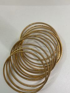 Golden Bangles Set Of 12