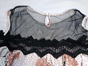 Floral Cold Shoulder Top
