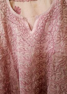100% Cotton Lucknowi Short Kurta!