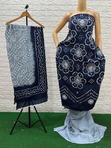 🍁BANDHANI EDGING DRESS MATERIAL🍁