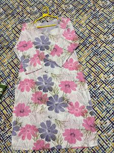 Floral Print Kurta