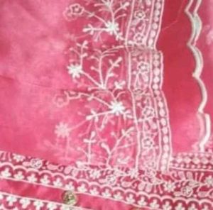 Pink Embroidered Kurti