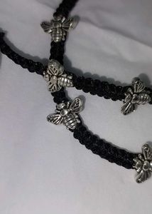 Boho Bee Anklets Set