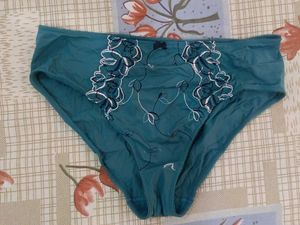 Floral Teal Panties