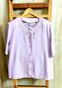 Levender Embroidery Work Top Si,e-42-44