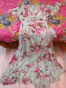 Floral Print Maxi Dress