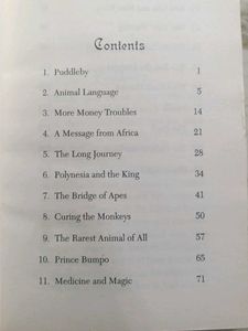 Doctor Dolittle Book