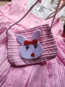 Cute Frock For Girls With Bag 👜 💕